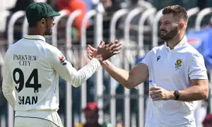 راولپنڈی ٹیسٹ: جنوبی افریقہ نے پاکستان کو 8 وکٹوں سے شکست دیکر سیریز برابر کردی
