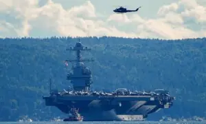 US aircraft carrier in South America amid Venezuela tensions