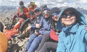 In a first, 10 women from every region of Pakistan come together to climb 5,400m Bari La Peak