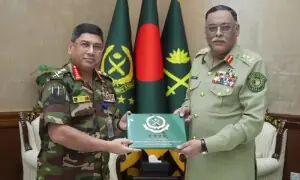 جنرل ساحر شمشاد مرزا کی بنگلہ دیشی آرمی چیف سے ملاقات، دفاعی تعاون میں پیشرفت پر اظہارِ اطمینان