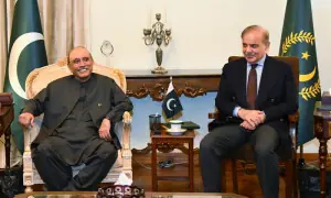 صدر آصف علی زرداری اور وزیراعظم کے درمیان اہم ملاقات جاری