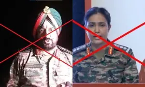 Fact check: Viral videos of Indian army officials criticising tri-military exercises as optics stunt for Bihar elections are doctored