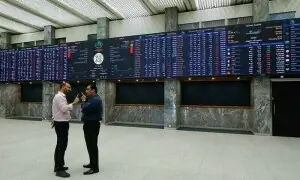 پاکستان اسٹاک مارکیٹ میں مثبت رجحان، 313 پوائنٹس کا اضافہ