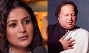 نصرت فتح علی خان کی گلوکاری پربھگوان سے تعلق جڑتا محسوس ہوتا ہے، شہناز گل