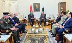 وزیراعظم اور شاہ اردن کے درمیان ملاقات، دوطرفہ تعلقات، دفاعی تعاون سمیت دیگر امور پر تبادلہ خیال