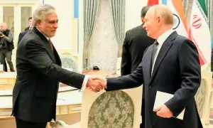 ماسکو : شنگھائی تعاون تنظیم اجلاس کے موقع پر اسحٰق ڈار کی روسی صدر سے ملاقات