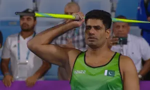 Arshad Nadeem defends gold medal at Islamic Solidarity Games, Muhammad Yasir wins silver for Pakistan