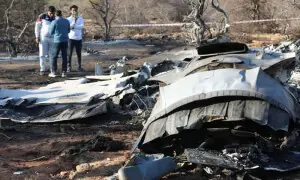 How many Indian Air Force jets have crashed in non-combat incidents over the last five years?