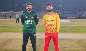 Pakistan win toss, bat first in T20 tri-series match against Zimbabwe