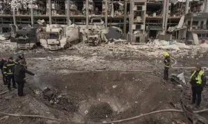 روس۔یوکرین جنگ بندی کیلئے مذاکرات: کیف اور روستوف پر حملوں میں 9 افراد ہلاک