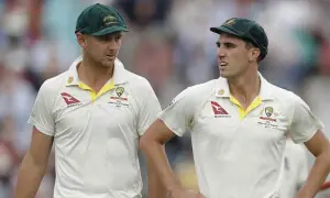 پیٹ کمنز اور ہیزل وڈ ایشیز سیریز کے دوسرے ٹیسٹ سے بھی باہر