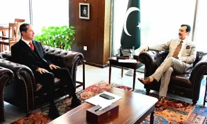 چیئرمین سینیٹ یوسف رضا گیلانی سے جرمنی، الجیریا کے سفیروں کی ملاقاتیں