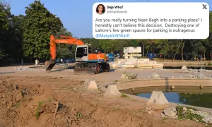 Lahore residents aghast over plans to build a parking plaza in the historic Nasser Bagh