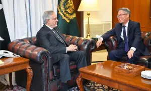 اسحٰق ڈار سے چینی سفیر کی ملاقات، مختلف شعبوں میں دوطرفہ تعاون پر تبادلۂ خیال