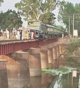 Allama Iqbal Express hits police van