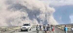 Ash cloud from African volcano hits ME air routes