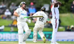 New Zealand 231-9 as West Indies exploit bowler-friendly wicket on day one of first Test