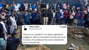 &lsquo;Not an accident&rsquo;: X reacts with grief and fury after 3-year-old dies in open manhole in Karachi