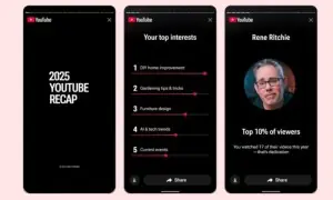 یوٹیوب کا نیا ری کیپ فیچر، صارفین اب سال بھر دیکھی گئی ویڈیوز کا خلاصہ دیکھ سکیں گے