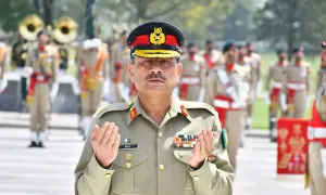 چیف آف ڈیفنس فورسز فیلڈ مارشل عاصم منیر کے اعزاز میں تقریب، گارڈ آف آنر پیش کیا گیا