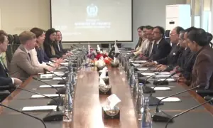 محمد اورنگزیب سے برطانوی وزیر کی ملاقات، شعبہ توانائی، پنشن اصلاحات کا جائزہ