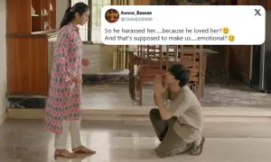 Netizens are furious at Jama Taqseem for using ‘harassment as a plot device’ in its latest episode