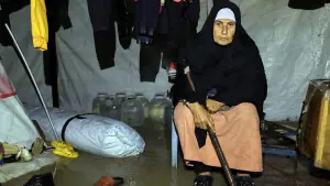 غزہ میں شدید سردی اور سیلاب سے 17 افراد جاں بحق