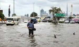 Flights cancelled, roads flooded as rare storm soaks UAE Flights cancelled, roads flooded as rare storm soaks UAE