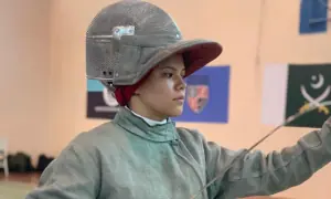 Fencing champion Banin Nasry sets sights on Olympics after gold at national games