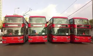 Double-decker buses introduced in Karachi, to be available to the public from tomorrow