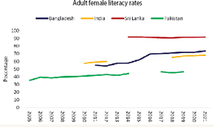 The female burden of illiteracy