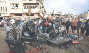 Israel targets car carrying Hamas leader in Gaza