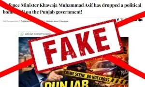 Fact check: Fake webpage impersonating Dawn circulates false report