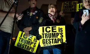 In pictures: Anger in US over woman&rsquo;s killing by immigration officer