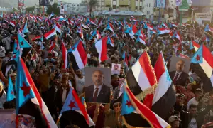 Thousands rally in support of Yemen&rsquo;s separatist group