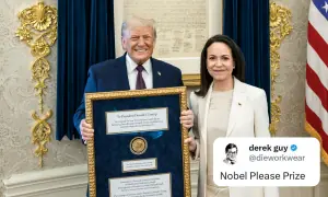 &lsquo;Nobel Please Prize&rsquo;: X drags Trump for accepting Venezuelan opposition leader&rsquo;s medal