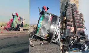 24 dead, over 20 injured in separate road accidents in Punjab, Balochistan