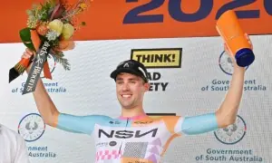 Vernon avoids crashes to win fourth stage of Tour Down Under