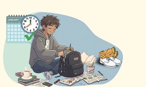 Back to school, still half-asleep