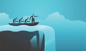 CORPORATE WINDOW : Heading toward a cliff