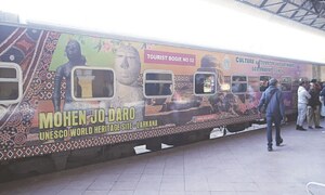 Sindh govt launches two-day Mohenjo-Daro Train Safari