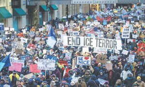 Thousands rally in Minneapolis as immigration anger boils