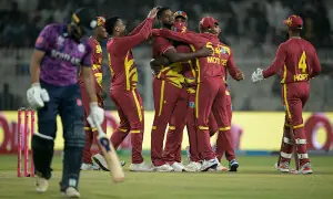 Shepherd takes hat-trick as West Indies beat Scotland in T20 World Cup