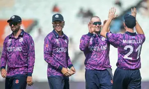 Scotland spoil Italy&rsquo;s T20 World Cup debut with big win