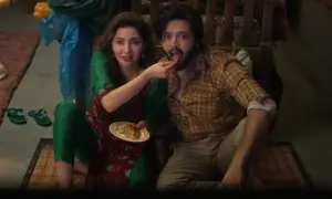 The trailer for Mahira Khan and Fahad Mustafa&rsquo;s Aag Lagay Basti Mein is finally out