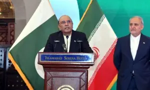 Any military escalation involving Iran could destabilise region: President Zardari