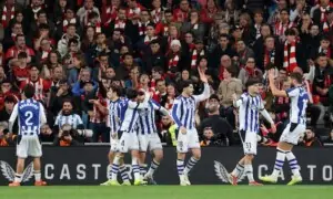 Sociedad down Athletic in Spanish Cup semi-final first leg