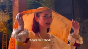 Everyone wanted Hania Aamir to get married, so she threw herself a fake wedding