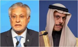 FM Dar, Saudi counterpart discuss &lsquo;evolving regional situation&rsquo; in phone call