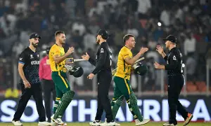 Markram, Jansen lead South Africa to brink of T20 Super Eights